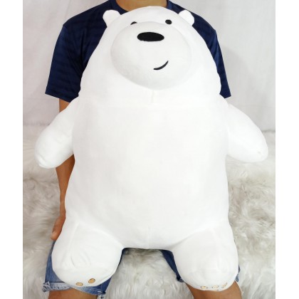 {M'SIA STOCK} We Bare Bears SOFTTOYS/PLUSHTOYS/KIDSTOYS/DOLL 50CM 咱们裸熊娃娃玩具公仔50厘米 Anak Patung