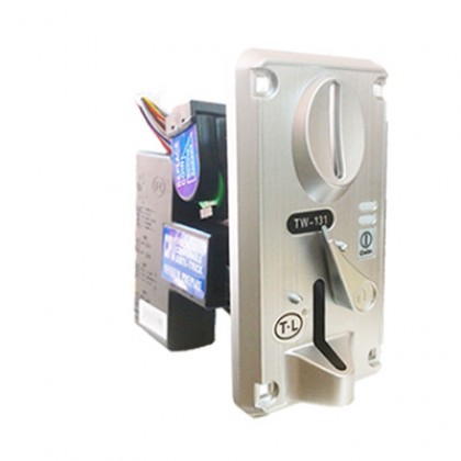 TW 131 Digital Coin Acceptor For Machine Use 游戏机投币器TW-131通利CPU比较式智能led提醒故障