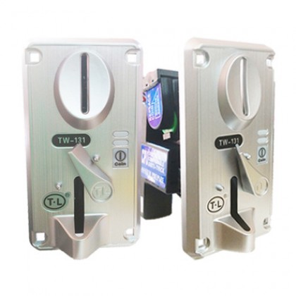TW 131 Digital Coin Acceptor For Machine Use 游戏机投币器TW-131通利CPU比较式智能led提醒故障