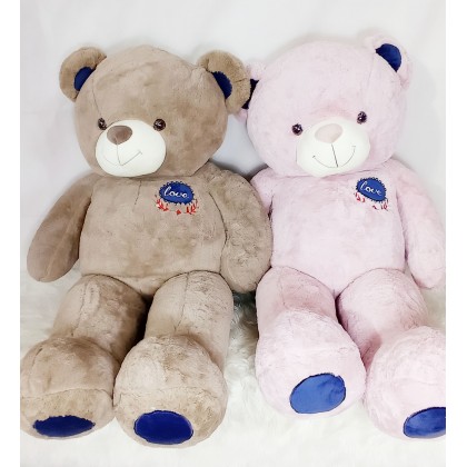 {M'SIA STOCK} Love Teddy Bear SOFTTOYS/PLUSHTOYS/KIDSTOYS/DOLL 80CM 爱心泰迪熊娃娃玩具公仔80厘米 Anak Patung