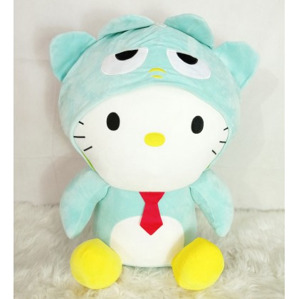 {M'SIA STOCK} XO Hello Kitty Soft Toys/Plush Toys/Kids Toys/Doll 70CM XO带帽凯蒂猫戴帽娃娃玩具公仔70厘米 Anak Patung