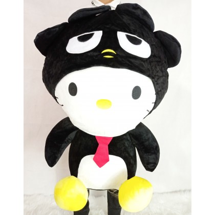 {M'SIA STOCK} XO Hello Kitty Soft Toys/Plush Toys/Kids Toys/Doll 70CM XO带帽凯蒂猫戴帽娃娃玩具公仔70厘米 Anak Patung