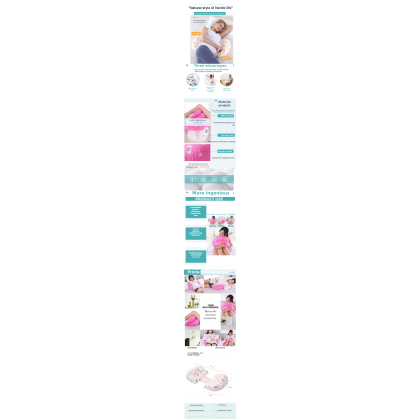 {M'SIA STOCK} Pregnancy Maternity Waist Belly Side Pillow Support Women Sleeping 孕妇枕头护腰侧睡枕 Bantal Mengandung