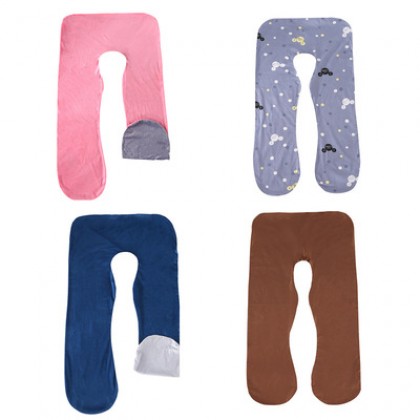 {READY STOCK} U Shape Maternity Pillow Pregnant Side Bedding Full Cotton Pregnancy Nursing Pillow U型孕妇枕哺乳 Bantal Menyusu