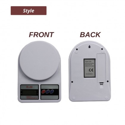 {M'SIA STOCK} SF-400 Digital LCD Scale High Precision Electronic Kitchen Scale Food Weighing Scale 厨房烘焙电子秤 Penimbang Kek