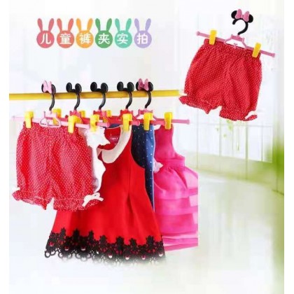 Mickey/Minnie/Hello Kitty/Winnie The Pooh Cartoon Baby Kids Plastic Clothes/Pants Hanger 儿童卡通裤架小孩宝宝塑料实心晾衣架裙 Mickey/Minnie/Hello Kitty/Winnie The Pooh Cartoon Baby Kids Plastic Clothes/Pants Hanger 儿童卡通裤架小孩宝宝塑料实心晾衣架裙