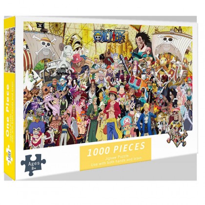 {M'SIA STOCK} 1000pcs Mini Puzzles 75*50cm Educational Jigsaw Puzzle One Piece/Naruto 成人1000片海贼王/火影忍者益智拼图玩具Kartun Jigsaw