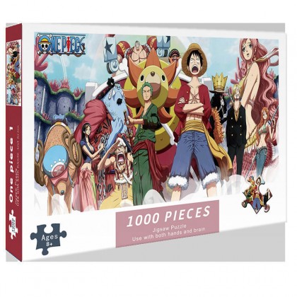 {M'SIA STOCK} 1000pcs Mini Puzzles 75*50cm Educational Jigsaw Puzzle One Piece/Naruto 成人1000片海贼王/火影忍者益智拼图玩具Kartun Jigsaw