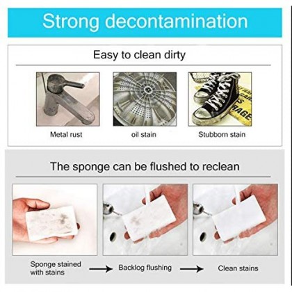{READY STOCK} 1pcs White Nano Magic Cleaning Sponge Kitchen Powerful Decontamination Cleaning Descaling Sponge 去污强力纳米海绵 {READY STOCK} 1pcs White Nano Magic Cleaning Sponge Kitchen Powerful Decontamination Cleaning Descaling Sponge 去污强力纳米海绵