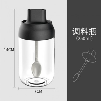 {M'SIA STOCK} Kitchen Glass Seasoning Bottle Spice Jar Sealed Condiment Bottle Household Condiment Jar防潮调味罐Balang Rempah