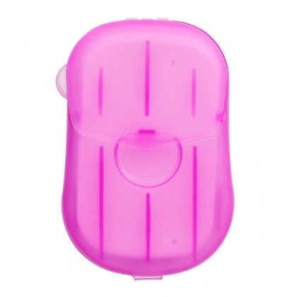 {M'SIA STOCK} Travel Disposable Soap Tablets Boxed Soap Paper Portable Hand Washing Carry  便携户外洗手纸香皂/香皂纸 Kertas Sabun
