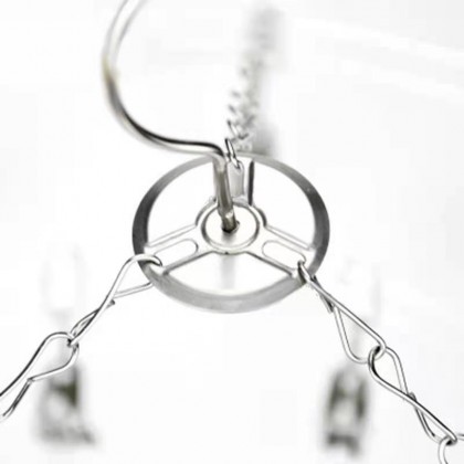 {M'SIA STOCK} 20 Clippers Stainless Steel Multi-functional Large Round Sock & Undergarment Drying Hanger  20夹不锈钢圆形晒袜架