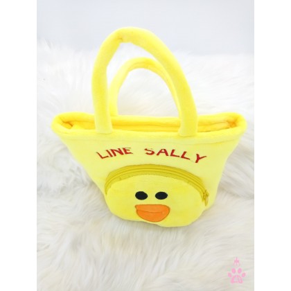 Winnie The Pooh/Peppa Pig/Rilakkuma/Line/Hello Kitty Handbag SoftToys/PlushToys/KidsToys 8inch 24cm 卡通维尼/小猪佩奇/轻松熊手提包包娃娃玩具公仔 8寸