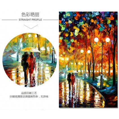 跨境爆款成人儿童减压拼装玩具500片1000片鬼灭之刃平面纸质拼图