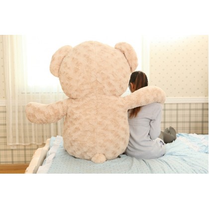 {M'SIA STOCK} Polka Dot Tie Teddy Bear SOFTTOYS/PLUSHTOYS/KIDSTOYS/DOLL 80CM 波点领结泰迪熊娃娃玩具公仔80厘米 Anak Patung