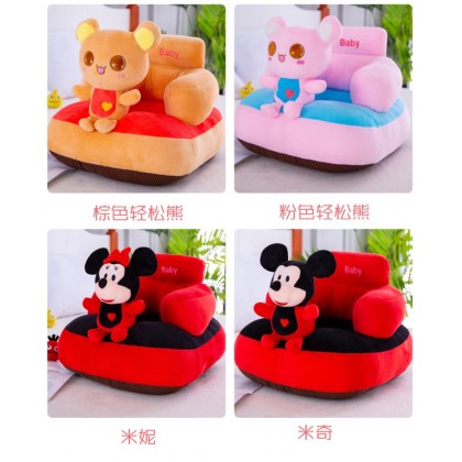  {M'SIA STOCK} Baby Sofa Support Seat Learning To Sit Plush Toys Travel Car 爆款现货宝宝学座椅毛绒玩具婴儿学坐椅儿童沙发 Bantal Duduk