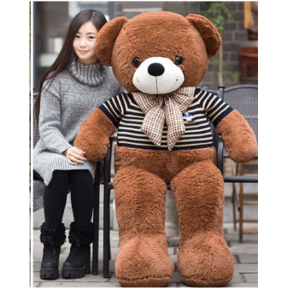 Dress Teddy Bear SOFTTOYS/PLUSHTOYS/KIDSTOYS/DOLL 80CM 毛衣泰迪熊娃娃玩具公仔80厘米