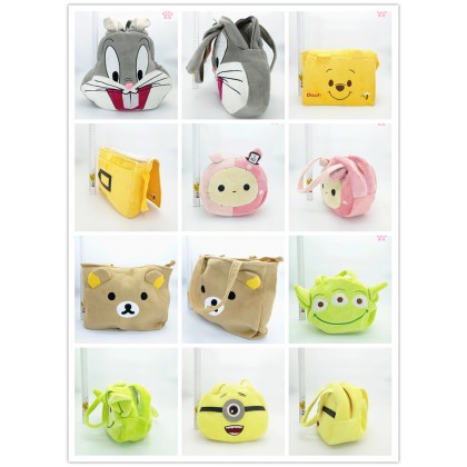 Disney Handbag  SoftToys/PlushToys/KidsToys 25-35cm 迪士尼手提包娃娃玩具公仔25厘米-35厘米