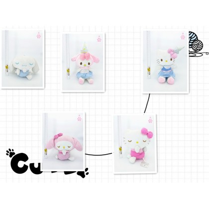 Sleepy Hello Kitty/Melody/Cinnamoroll SoftToys/PlushToys/KidsToys 25-35cm凯蒂猫/美乐蒂/玉桂狗娃娃玩具公仔25厘米-35厘米 Sleepy Hello Kitty/Melody/Cinnamoroll SoftToys/PlushToys/KidsToys 25-35cm凯蒂猫/美乐蒂/玉桂狗娃娃玩具公仔25厘米-35厘米