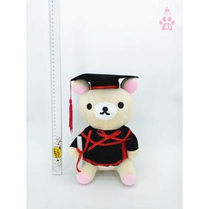 Doraemon/Stitch/Minnie/Rilakkuma/Pikachu Graduation SoftToys/PlushToys/KidsToys 25-35cm  叮当/史迪奇/米妮/轻松熊/皮卡丘毕业娃娃玩具公仔25厘米-35厘米