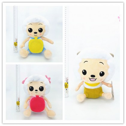 Pleasant Goat and Big Big Wolf SoftToys/PlushToys/KidsToys 25-35cm  喜洋洋懒洋洋娃娃玩具公仔25厘米-35厘米
