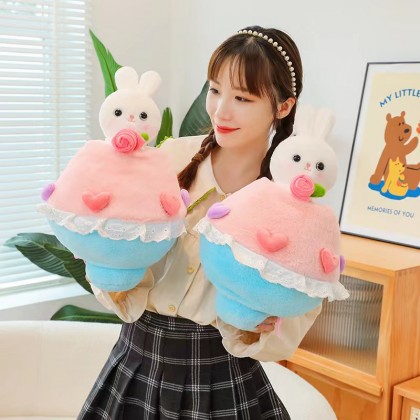 Flower Bouquet Bunny 30cm   花束邦尼兔 30厘米
