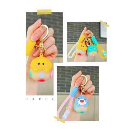 Hatching Eggs Animals Key Chain   动物孵蛋灯光钥匙圈