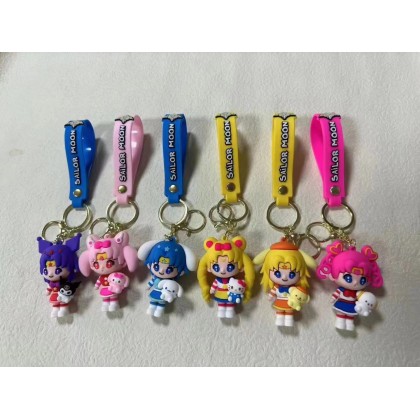 Sailor Moon Characters Key Chain 美少女战士角色人物钥匙圈 Sailor Moon Characters Key Chain 美少女战士角色人物钥匙圈