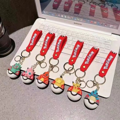 Pokeball Pokemon Key Chain   精灵球宝可梦钥匙圈