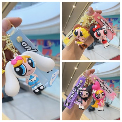 The Powerpuff Girls Key Chain   飞天小女警钥匙圈