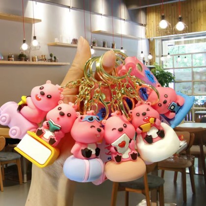 Multiple Style Beaver Loopy Key Chain 多款式粉红河狸露比钥匙圈 Multiple Style Beaver Loopy Key Chain 多款式粉红河狸露比钥匙圈