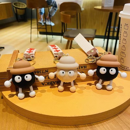 Briquettes Key Chain 煤球钥匙圈 Briquettes Key Chain 煤球钥匙圈