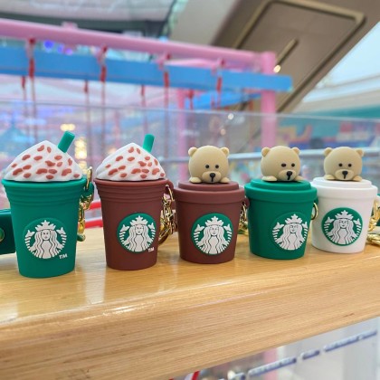 Starbucks Cup Key Chain   星冰乐杯子钥匙圈