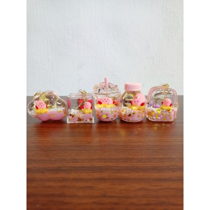 Kirby Star Allies Liquid Key Chain   星之卡比新星同盟流沙钥匙圈