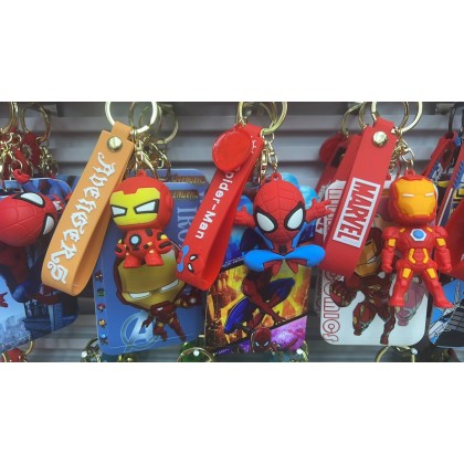Marvel Hero Card Holder Key Chain   漫威英雄卡夹钥匙圈