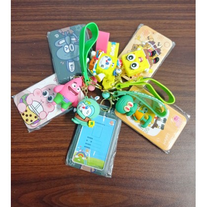 SpongeBob Squarepants Card Holder Key Chain   海绵宝宝卡夹钥匙圈