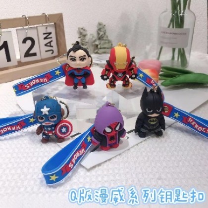 Baby Marvel Hereos Key Chain   漫威英雄萌娃钥匙圈