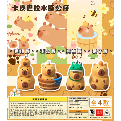 Gashapon Capybara   水豚公仔扭蛋