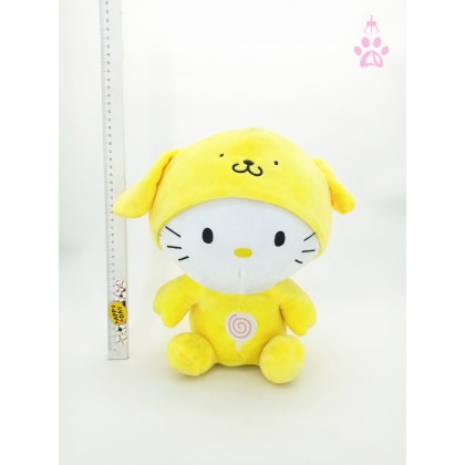 {M'SIA STOCK} Dress Hello Kitty SoftToys/PlushToys/KidsToys 25-35cm 坐姿变装凯蒂猫娃娃玩具公仔25厘米-35厘米  Anak Patung