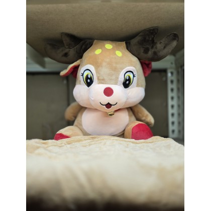 Christmas Deer Pillow With Blanket   圣诞麋鹿枕头被