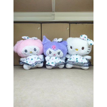 Heart Print Sanrio 7INCH 21CM   爱心波点三丽鸥 7寸 21厘米
