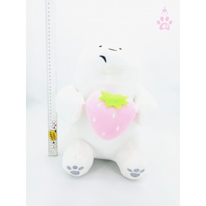 Fruit We Bare Bears SoftToys/PlushToys/KidsToys 25-35cm 抱水果三只熊/咱们裸熊太空棉娃娃玩具公仔25厘米-35厘米 