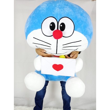 {M'SIA STOCK} Doraemon SoftToys/PlushToys/KidsToys 70cm 信封哆啦A梦/叮当娃娃玩具公仔70厘米 Patung Beruang