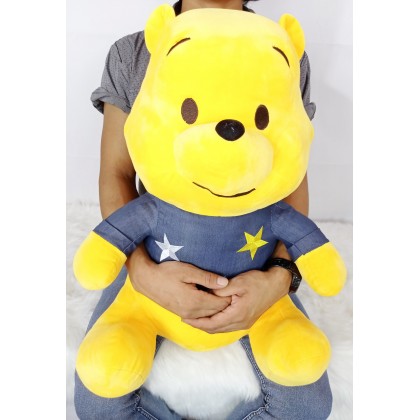 {M'SIA STOCK} Winnie The Pooh SoftToys/PlushToys/KidsToys 60cm 维尼熊娃娃玩具公仔60厘米 Patung Beruang
