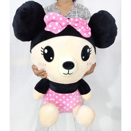 {M'SIA STOCK} DISNEY MICKEY MINNIE BEAR SOFT TOYS/PLUSH TOYS/KIDS TOYS 70CM 带帽米奇米妮熊娃娃玩具公仔 70厘米 Anak Patung