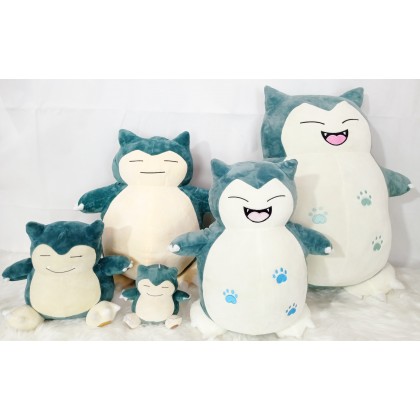 Footprint Snorlax SoftToys/PlushToys/KidsToys 50cm 微笑脚印卡比兽娃娃玩具公仔50厘米 Patung Beruang