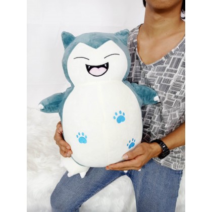 Footprint Snorlax SoftToys/PlushToys/KidsToys 50cm 微笑脚印卡比兽娃娃玩具公仔50厘米 Patung Beruang