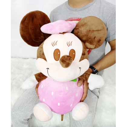{M'SIA STOCK} Mickey Minnie SoftToys/PlushToys/KidsToys 50cm 水果米奇米妮娃娃玩具公仔50厘米 Patung Beruang