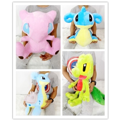 {M'SIA STOCK}Pokemon Lapras/Treecko/Mew SoftToys/PlushToys/KidsToys 50cm 神奇宝贝/宝可梦乘龙/木守宫/梦娃娃玩具公仔50厘米 Patung Beruang {M'SIA STOCK}Pokemon Lapras/Treecko/Mew SoftToys/PlushToys/KidsToys 50cm 神奇宝贝/宝可梦乘龙/木守宫/梦娃娃玩具公仔50厘米 Patung Beruang