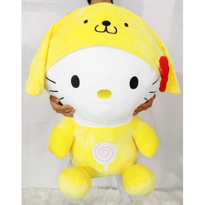 {M'SIA STOCK} KITTY/SALLY DUCK SOFT TOYS/PLUSH TOYS/KIDS TOYS 70CM 凯蒂猫/Line娃娃玩具公仔70厘米 Patung Beruang
